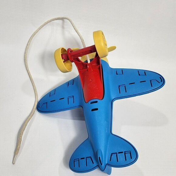 3 Green Toys USA Disney Baby Planes Mickey Mouse Pull Toy 100% Recycled No BPA - Picture 6 of 7